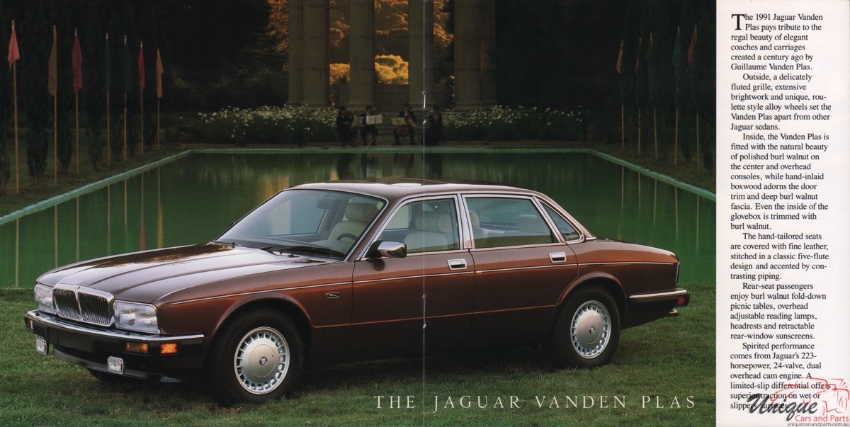 1991 Jaguar Model Lineup Brochure Page 4